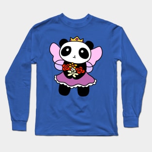 Fairy Princess Panda Long Sleeve T-Shirt